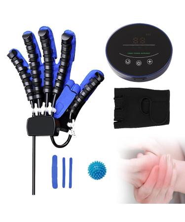 Rehabilitation Robot Gloves Hand Dysfunction Patient Training Device Stroke Finger Extension Recovery Device Hand Spasticity Recovery Equipment for Relief Cramps Left M
