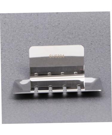 Amosfun 3 Pcs 304 Storage Rack Sponge Drain Rack Metal Soap Holder Soap Drain Rack Bathroom Soap Dish Bar Soap Holder for Shower Soap Storage Holder Bath Soap Holder Tub Stainless Steel - Buy Online on GoSupps.com