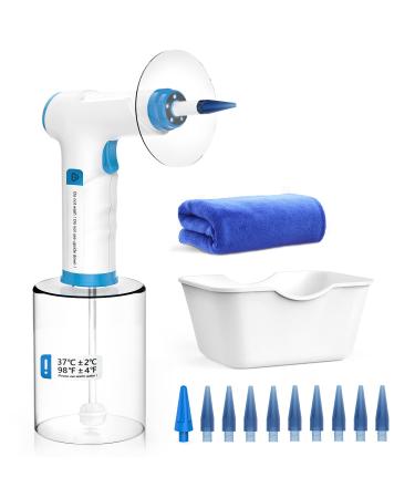 Ear Wax Removal Kit Rechargeable Electric Earwax Remove Removal Ear Irrigation System (10 Disposable Tips)