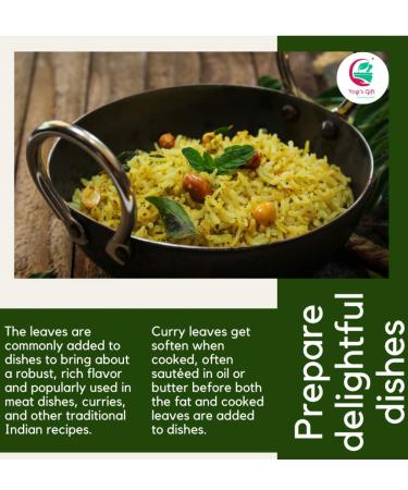 Dried Curry Leaves 0.7 Oz - Aromatic Whole Herb for Flavorful Dishes | Gluten-Free Kari Patta | Tray-Dried Freshness - 19.84g - Buy Online on GoSupps.com