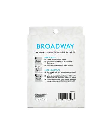 Buy Broadway Lashes Multipack - 5 Pairs of Natural to Dramatic Strip False Eyelashes | International Shipping Available - Buy Online on GoSupps.com