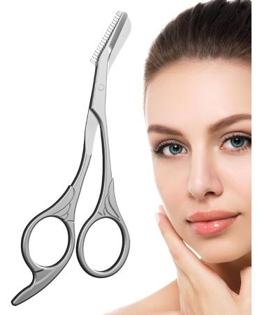 Eyebrow Scissors | Stainless Steel Brow Trimmer & Grooming Scissors for Perfect Eyebrow Shaping | Buy Online Internationally - Buy Online on GoSupps.com