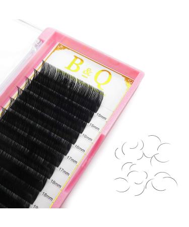 Individual eyelashes eyelash extension 1:1 eyelash thickness 0.03/0.05/0.07/0.1/0.15/0.20 Black (16 mm D-0.07) D Curl-16 mm D-0.07