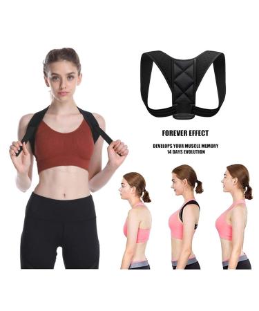 Brace Support Belt Adjustable Back Support Posture Corrector Men Clavicle Spine Back Shoulder Lumbar Posture Correction A S - Buy Online on GoSupps.com