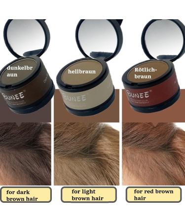 KARLOR Hair Root Powder Hairline Powder Hair Concealer Natural Hair Thickening Hair Make-Up Invisible Hair Thickening for Women and Men (Dark Brown) - Buy Online on GoSupps.com