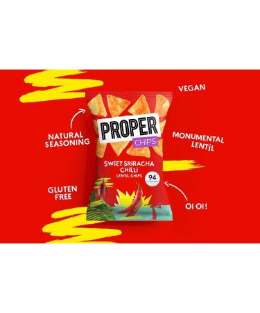 Properchips Sriracha Chilli 20g Bags (24x20g) - Buy Online on GoSupps.com