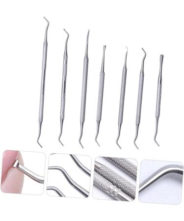FRCOLOR 1 Set Manicure tools precision reverse cuticle shaper cuticle trimmer cuticle spoon curved fine tip cuticle remover putter grips Cuticle Pusher pedicure slicer Stainless steel - Buy Online on GoSupps.com