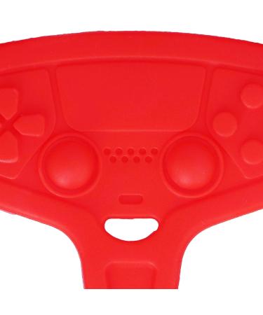 Sensory Chew Toy for Babies - Rudder Teething Silicone Toy for Boys and Girls - Easy to Hold and Clean - Red - Buy Online on GoSupps.com