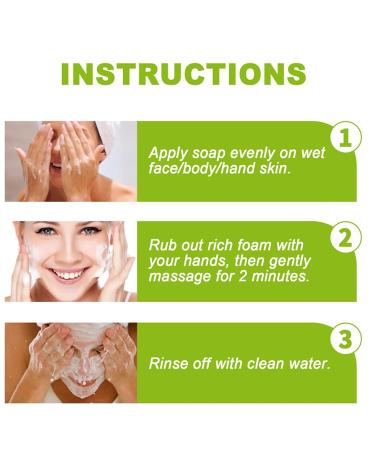 2 in 1 Citronella Lemongrass Soap Bar for Body & Face - Natural Body Wash Soap (2Pcs) - Buy Online on GoSupps.com