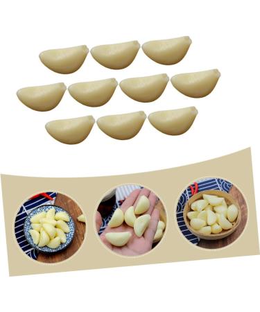 Zerodeko 10pcs Simulated Garlic Granules Yellow Easter Party Favor Imitation Garlic Props Miniature Garlic Kids Garlic Recognition Toy Decor Child Fake Vegetables Ornaments Pvc - Buy Online on GoSupps.com