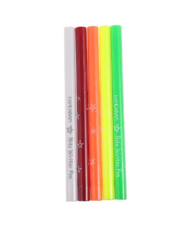 MUSISALY 5pcs Plastic Natural Eye Makeup Pen Eyeliner Pen Fluorescence Fluorescence Eyeliner