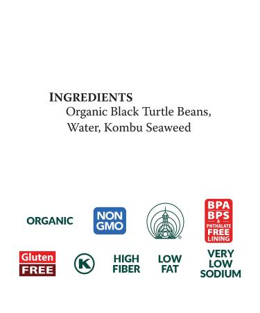 Eden Organic Black Beans No Salt Added - 15 oz (Pack of 6) | Healthy & Delicious - Buy Online on GoSupps.com