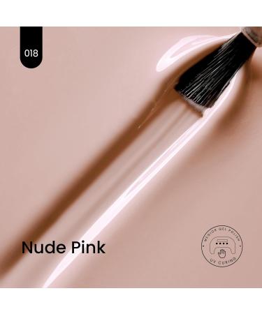 MEGIOR Nude Pink Gel Nail Polish 15ml Gel Polish 1PCS Soak Off UV LED Nail Gel Polish for Nail Art Manicure Salon DIY Home for Women Girls Nails - Buy Online on GoSupps.com