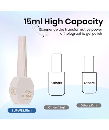 Pearl Gel Nail Polish - 15ml Pearlescent Mermaid Shimmer UV Gel for Stunning Summer Nails - Buy Online on GoSupps.com