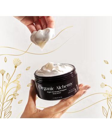 Whipped Argan Oil Body Butter | Natural Anti-Aging Cream for Dry Skin | 8 OZ Warm Vanilla Sugar Best Skin Care for Women - Buy Online on GoSupps.com