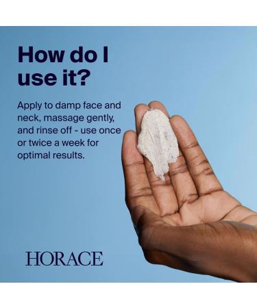 HORACE Gentle Face Scrub for Men - 2.5 Fl Oz. - Buy Online on GoSupps.com