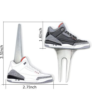 Golf Divot Repair Tool Sneakers Style Fork Ball Marker - Set of 2 - Buy Online on GoSupps.com