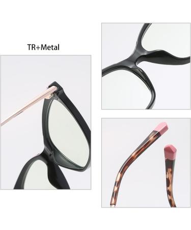 SERONI Cat Eye Blue Light Blocking Glasses for Women & Men - Metal Temples Anti-UV 51mm Stylish Computer & Reading Eyewear - Buy Online on GoSupps.com