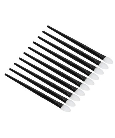 ZJchao 10pcs Silicone Eyeshadow Brush with Soft Reusable Glitter Applicator Long Lasting for Liquid Eye Shadows
