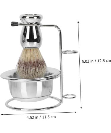 Doitool Men's Shaving Set - Barts Branchs Face Soap Soft Hair Razor Brush & Stainless Steel Accessories for Ultimate Care - Buy Online on GoSupps.com