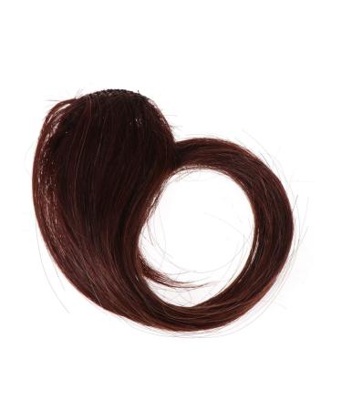 MAGICLULU Woman Fake Bang Hair Clip Front Extensions Hair Clips for Girl Hair Clips Forehead Hair Extensions Flat Hair Fringe Hair Clips for Bangs Fringe Bangs Fake Hair One Piece Wig 8.00X5.00X0.60CM As Shown