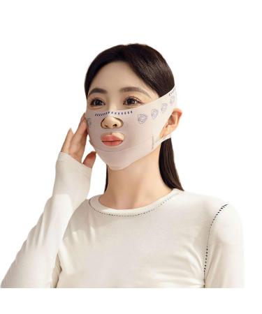 V- Face Lift Strap Chin and Cheek Lifting Bandage Chin Strap & Jawline Shaper Reduce Pwelling and Firm Skin Double Chin Strap Reusable Beauty Face and Chin Lift Mask bag 03