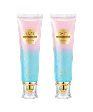 Toothpaste Removes Stains and Whitening, Fresh Breath, Removes Stains, Restores and Protects Teeth, Suitable for Everyone. (2PCS)