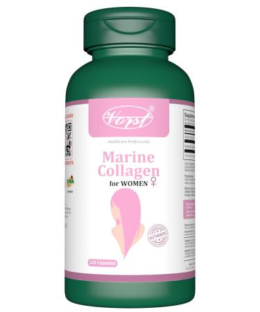 VORST Marine Collagen for Women 120 Capsules 120 count (Pack of 1)