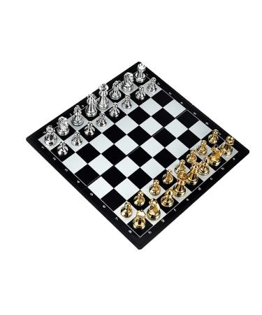 Chess Foldable Chess Magnetic Portable Chess Box Board Games for Adults and Kids Development of Intellectual Entertainment Family 32Cm