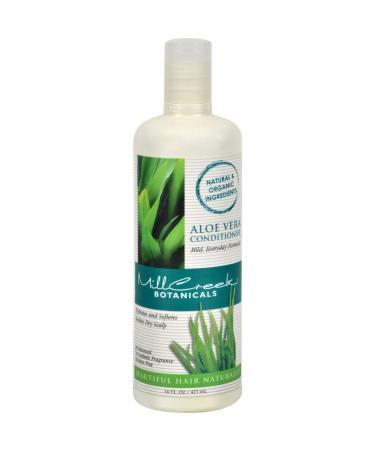 Pack of 1 x Mill Creek Organic Aloe Vera Conditioner - 16 fl oz