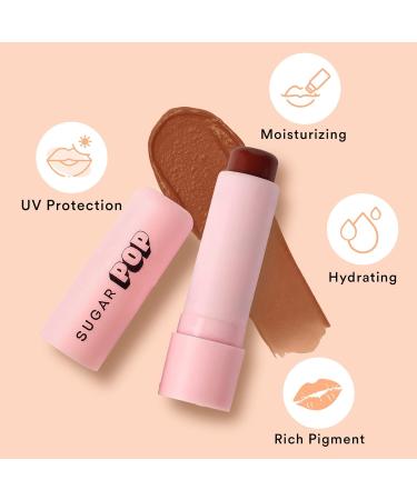 Nourishing Coffee Tinted Lip Balm | Hydrating Moisturizer with Castor Oil | UV Protection for Dry Chapped Lips - 4.5 gm - Buy Online on GoSupps.com