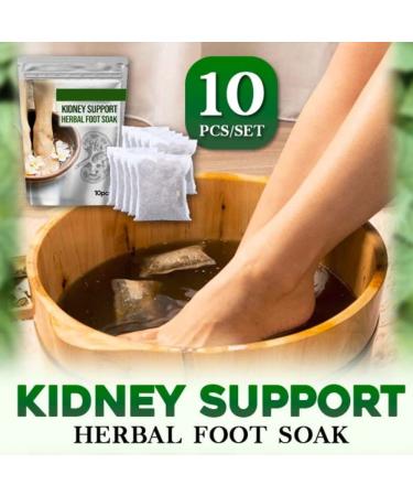 Detoxpro Kidney Support Herbal Foot Soak Set - 10pc Kidney Support Herbal Foot Soak (1bag*10pcs) - Buy Online on GoSupps.com