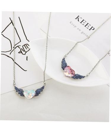CALLARON A Necklace Necklaces Women Necklace Women Rhinestone Chain Pendant Miss Jewelry Korean Fashion - Buy Online on GoSupps.com