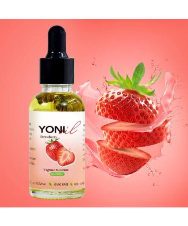 Strawberry Feminine Oil - Yoni Essential Oil for Women | PH Balance & Odor Removal | Vaginal Moisturizer 1.02 Fl Oz - Buy Online on GoSupps.com