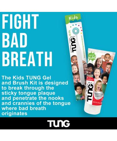 Peak Essentials Kids TUNG Brush | Children's Tongue Cleaner | Fight Bad Breath | Wild Strawberry | Set of 2 - Buy Online on GoSupps.com
