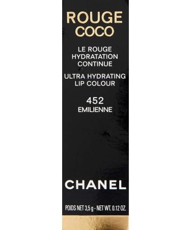 Chanel Rouge Coco Lipstick No. 452 Emilienne - 1 Pack (37 ml) | Unisex Luxury Makeup for International Shipping - Buy Online on GoSupps.com