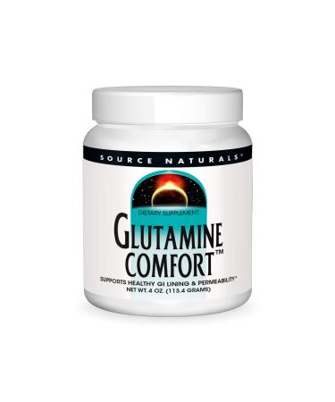 Source Naturals Glutamine Comfort 4 Ounce Powder 4 Ounce (Pack of 1)