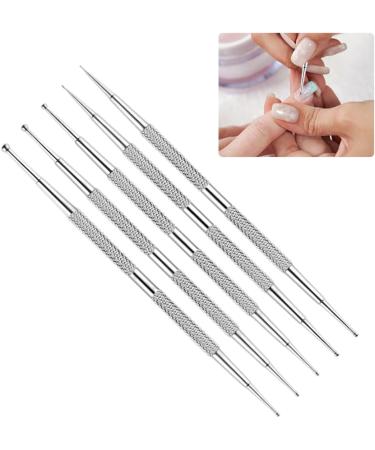 Nail Dotting Pen Dual-Ended DIY Design Nail Art Dot Paint Manicure Kit 5PCS Brushes - Buy Online on GoSupps.com