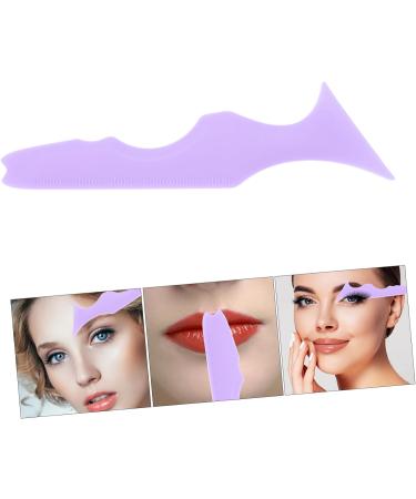 Abaodam 4pcs Silicone Beauty Ruler Lip Liner Silicone Winged Eyeliner Tool Eyeliner Aid Eyelash Travel Pads - Buy Online on GoSupps.com