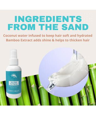 Sea Salt Surf Spray with Coconut Water for Beachy Waves & Texture (4 oz) 4 Fl Oz (Pack of 1) - Buy Online on GoSupps.com