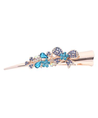 Beaupretty clip ins hair clips hair barrettes women hairpin large barrette large hairpins rhinestone hairpins unique clips for hair large hair clip crystal accessories women's Metal