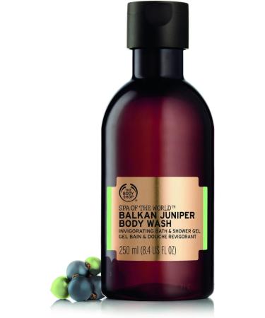 The Body Shop Spa of the World Balkan Juniper Body Wash Invigorating Bath and SHower Gel - 250ml - Buy Online on GoSupps.com
