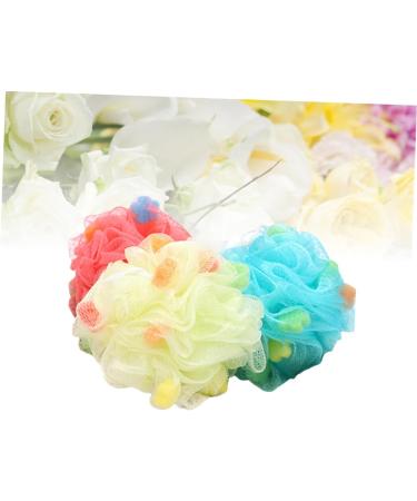 3pcs Body Scrubber Puff - Mesh Shower Loofahs & Bath Sponges for Exfoliating Clean Skin | International Shipping - Buy Online on GoSupps.com