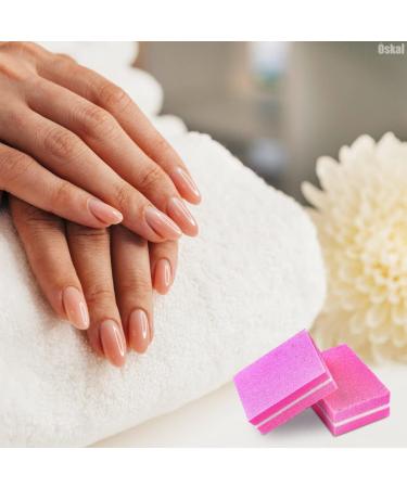 100Pcs Professional Nail Buffer Block Set - 180 Grit Buffing Blocks for Natural and Acrylic Nails - Nail Art Tools and Sandpaper File - Buy Online on GoSupps.com