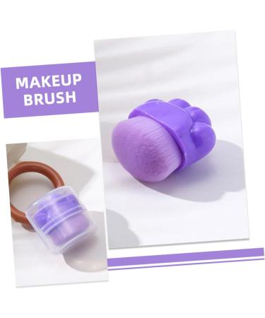 FOMIYES Cat Claw Foundation Brush Makeup Brush Blush Brush Portable Foundation Brush Portable Concealer Brush Foundation Applicator Brush Cat Paw Plastic No Trace Purple Travel - Buy Online on GoSupps.com