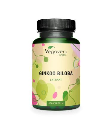 Vegavero Ginkgo Biloba 6000mg | High Strength 50:1 Extract | NO Additives Lab-Tested | 24% Glycosides | 180 Capsules (6 Month Supply) | Vegan - Buy Online on GoSupps.com