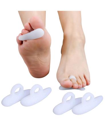 Pairs Hammer Toe Pads Correctors Silicone Toe Curled Corrector Straightener Mallet Toe Relief for Women