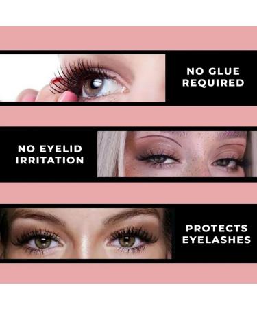 Buy Reusable Magnetic Eyelash Kit - 8D Natural Look Lashes Eyeliner & Clip | Long-Lasting No Glue Needed | International Shipping Available - Buy Online on GoSupps.com