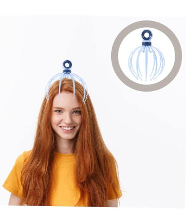 Hapinary Octopus Head Massager - Ultimate Scalp Massage Tool | Claw Style Plastic Care Device - 21x15x15cm - Blue - Buy Online on GoSupps.com