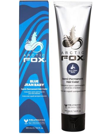 ARCTIC FOX 100% Vegan & Cruelty Free Vibrant Semi Permanent Hair Colour Dye - Blue Jean Baby 165 ml e - Buy Online on GoSupps.com